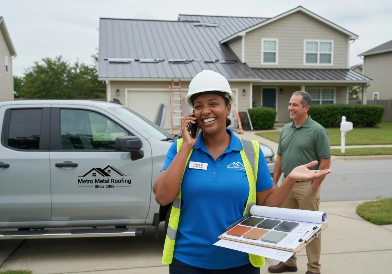 Storm Damage Metal Roof Repair in Adamstown, PA